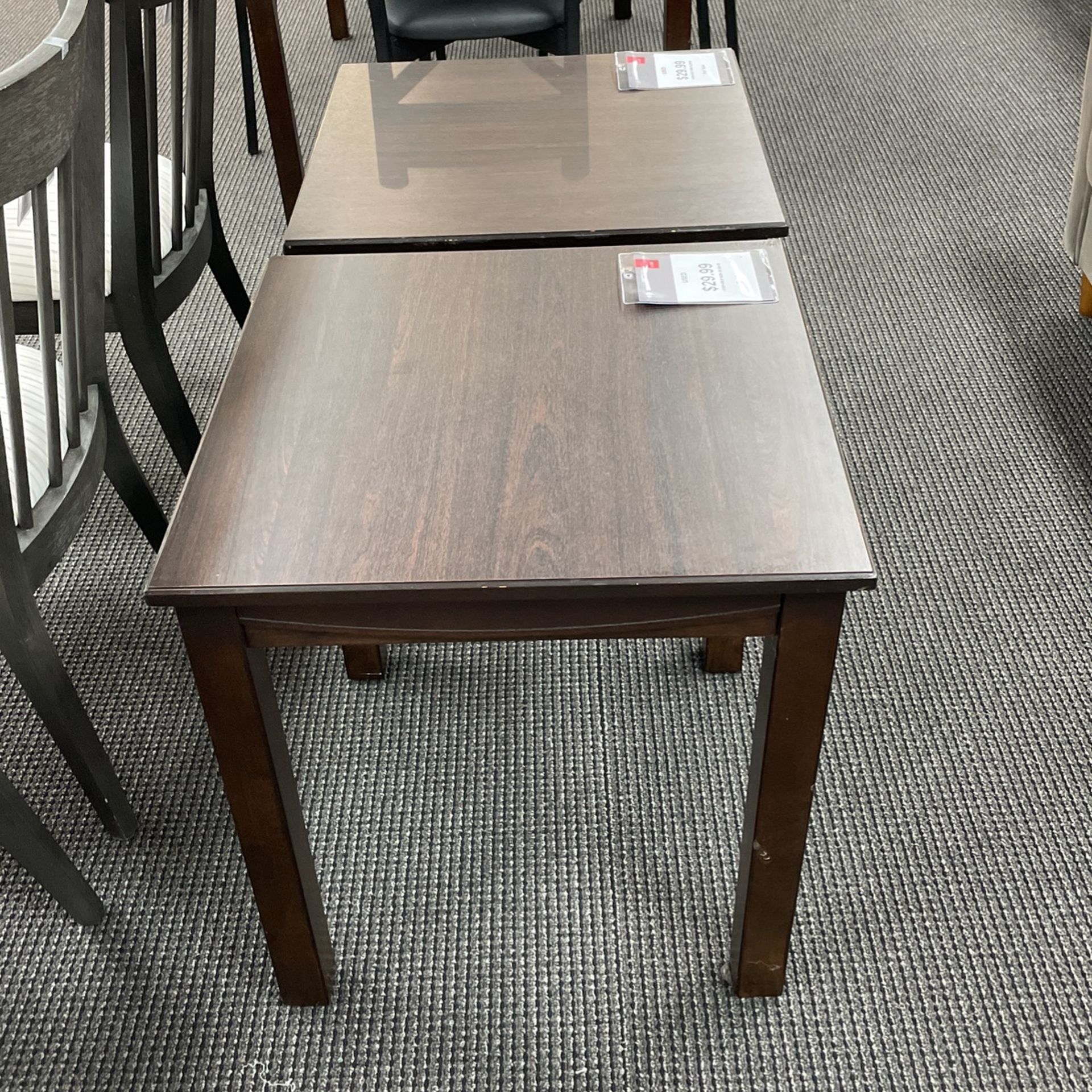 Walnut end tables