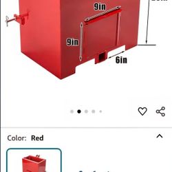 Tractor 3pt Ballast Weight Box And Tool Holder 