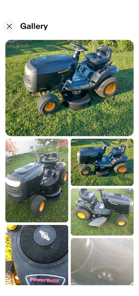 Poulan Pro PP175G42 Riding Mower Tractor 17.5 HP Briggs & Stratton Engine 2019