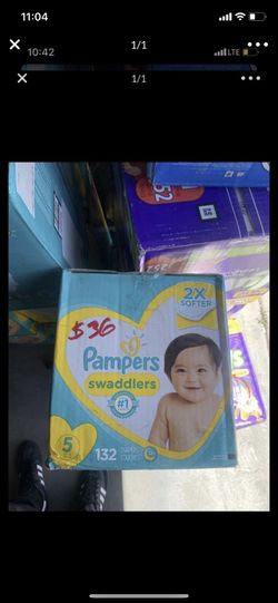 Pampers swaddlers size 5, 132 count
