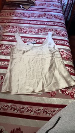 Satin Scoop Neck Tank