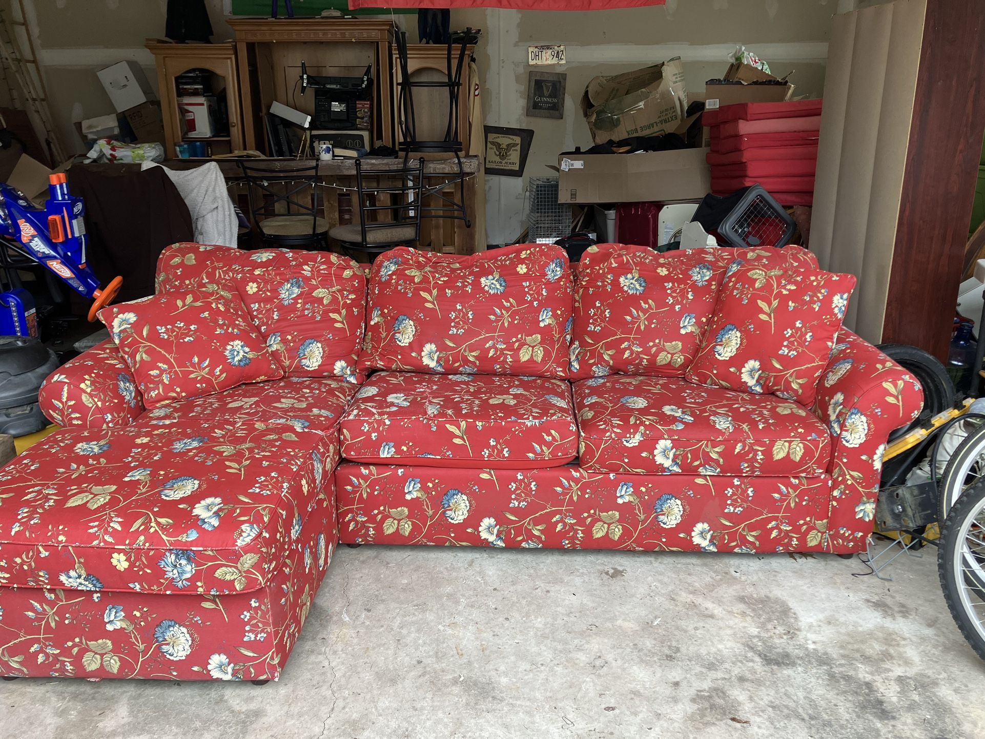 Free High End Floral Couch
