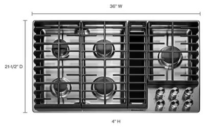 Gas Downdraft Cooktop
