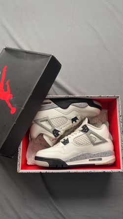 Jordan 4 White Cement Size 6y