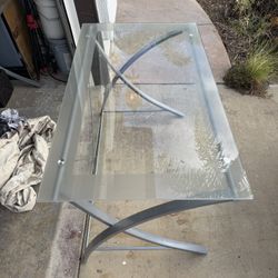 Two Glass Office Desks