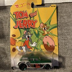 2014 Mattel, Hot Wheels, Tom And Jerry Set Of Five