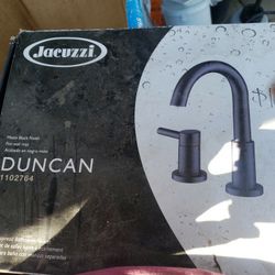 Matte Black Finish Bathroom Faucet