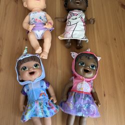 Hasbro Baby Alive Baby Doll Lot 