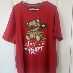 BKYS "Stay Trapt" Teddy Bear Graphic T-Shirt