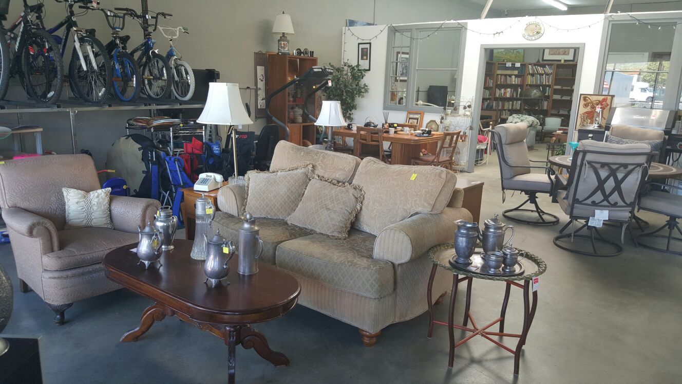 Lucy's Rags To Riches thrift shop