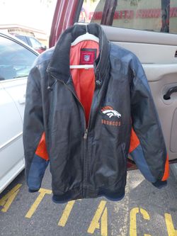 NFL Denver Broncos Leather Jacket