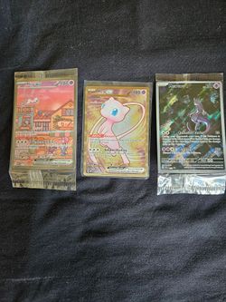 Pokemon SEALED 151 MEW,MEWTWO ND METAL MEW