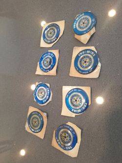 Original true spoke knock off center stickers