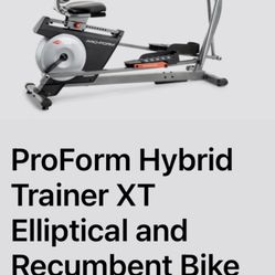 Excercise Machine / Elliptical & Bike Combo