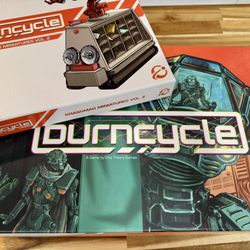 Burncycle Board Game and All Addons, Complete Collection 