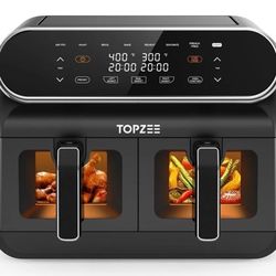 New TOPZEE 8 Quart Large Air Fryer