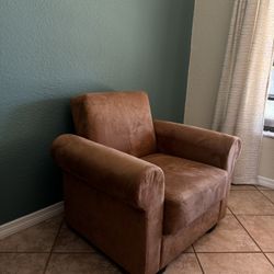 Taupe Brown Sofa Armchair