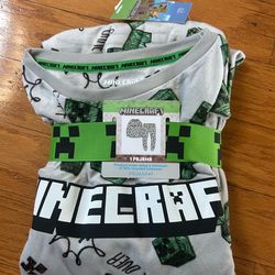 NWT Licensed Minecraft boys 2pcs Pajama Set size 13/14 yrs