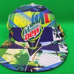 Mountain Dew Cap Hat Multicolor- Size: Adjustable (Special Limited Edition)