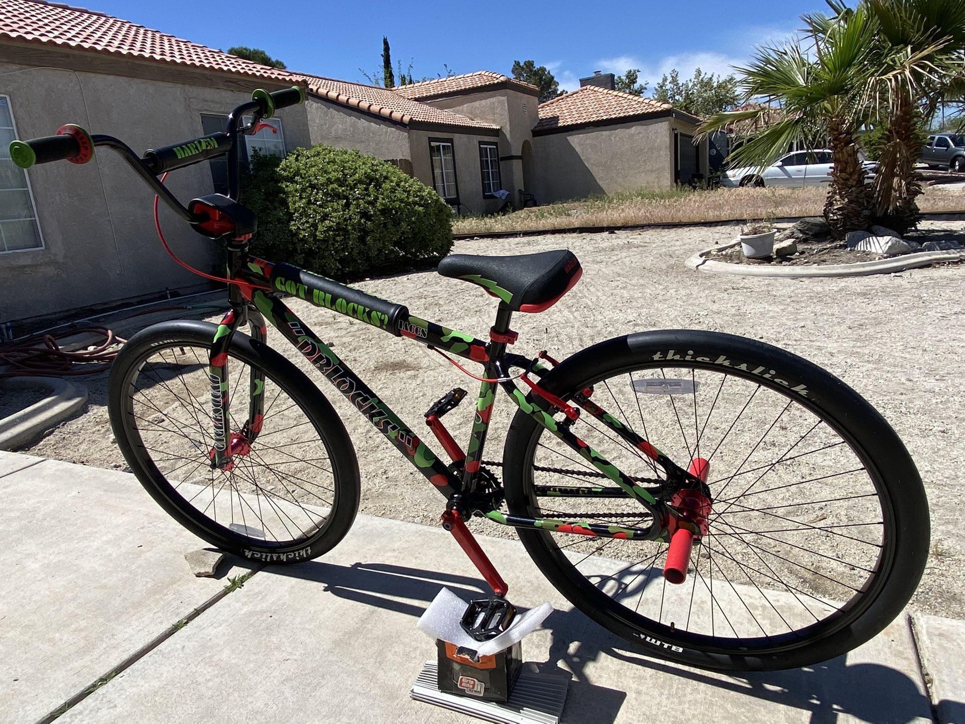 SE D-BLOCK BIG RIPPER 29” RED GREEN BLACK CAMO