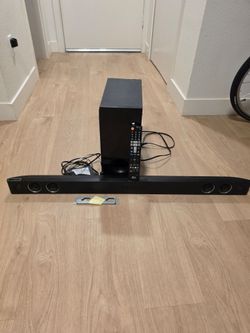 LG 320W 4.1 Soundbar + Wireless Subwoofer – Remote & Wall Mount
$85