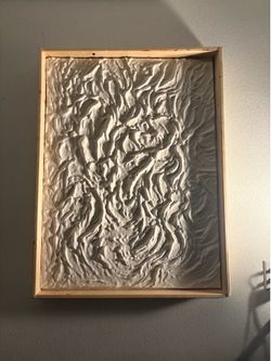 Handcrafted plaster art