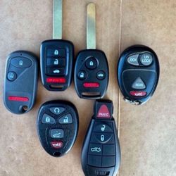 Llaves Y Controles Para Carros Keys And Fobs Chevy GMC Toyota Honda Dodge Jeep Chrysler Ford Lincoln Nissan Infiniti 