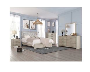 King bedroom set / w king size mattress and box spring