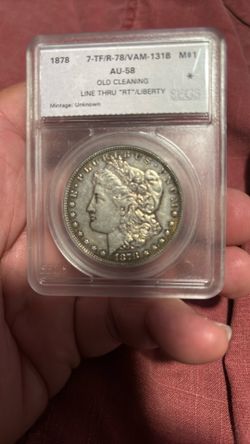 1878 Morgan $ Bu UNC 7TF Vam 131B
