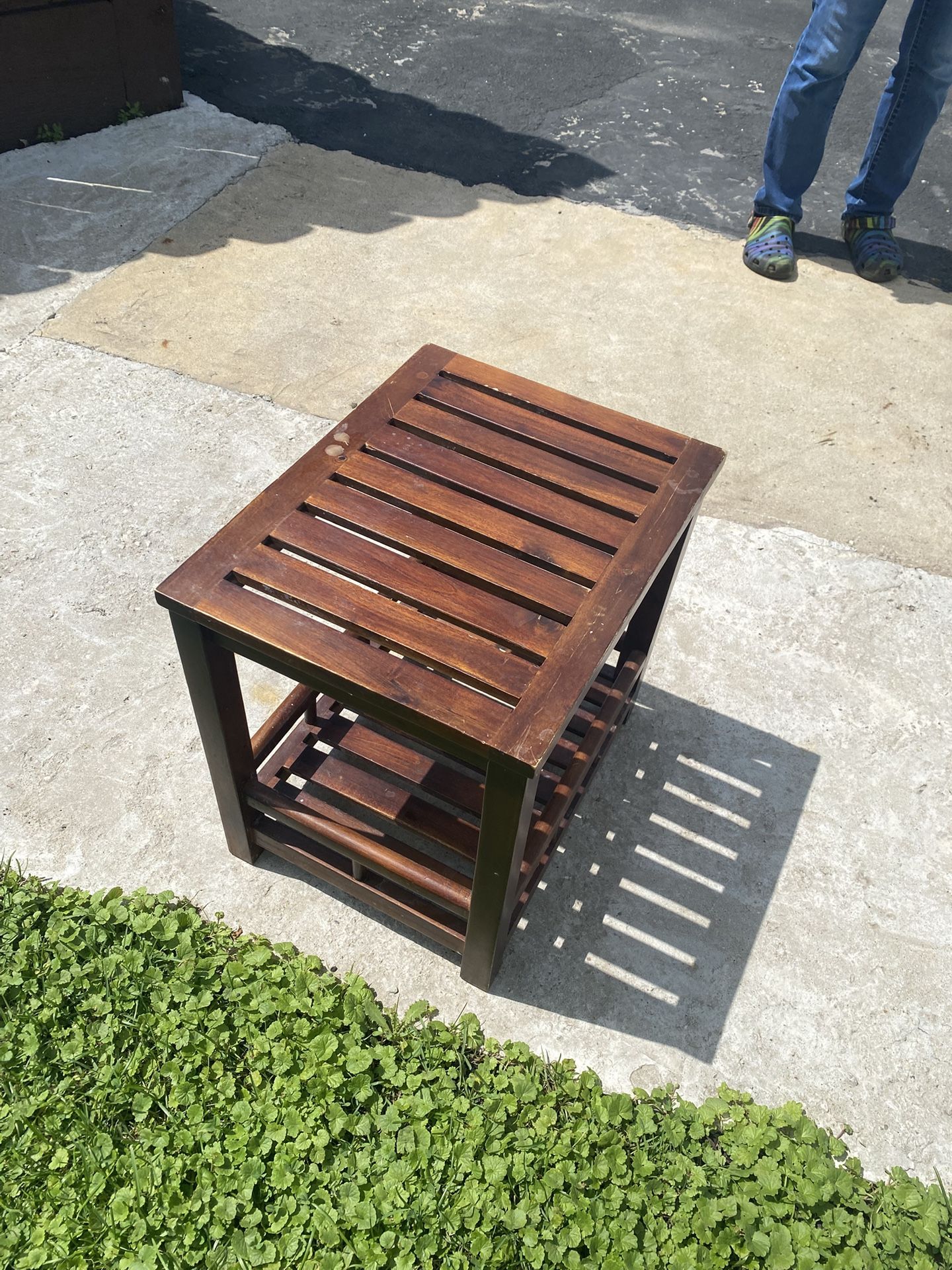 Wooden Nightstand / Table