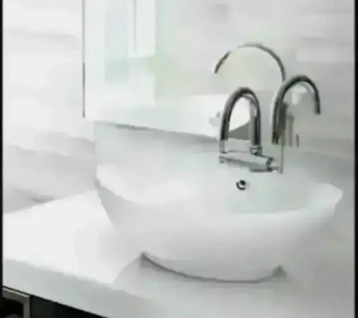Modern Ceramic Vessel Sink - Vanity Bowl - Large Oval White..... CHECK OUT MY PAGE FOR MORE ITEMS