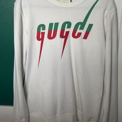 Gucci Blade logo-print cotton sweatshirt