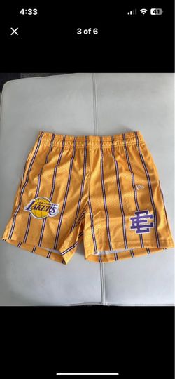 Eric Emanuel x New Era Lakers Mesh Shorts