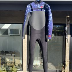 Wetsuit Axxe Full Suit 4/3 front zip custom size M L Excellent condition extremely warm suit.