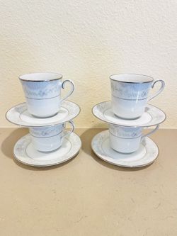 Lenox Rosamond Cups & Saucers