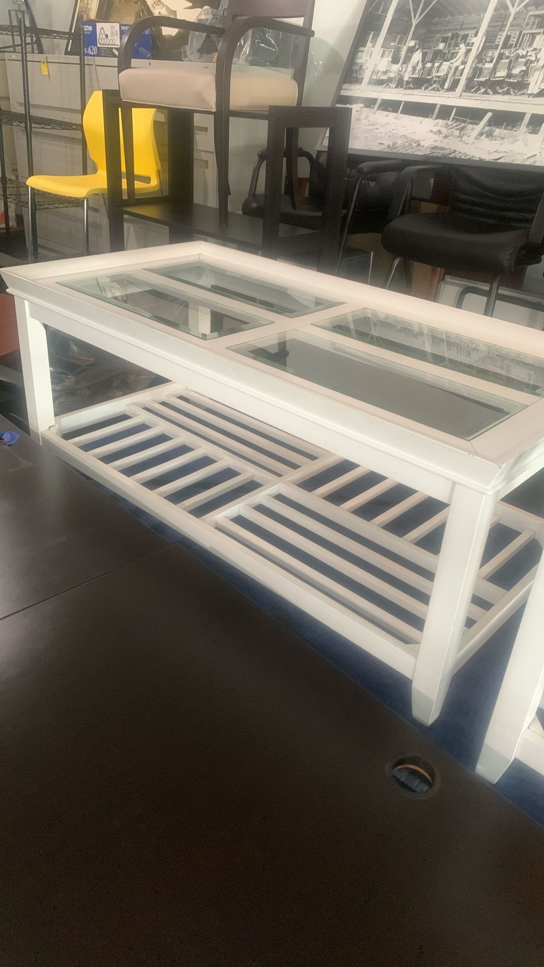 Coffee table, and end table set