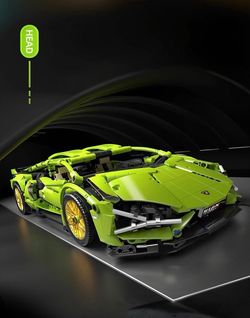 1:14 Lamborghini Huracán Building Block Set-1280 pcs