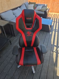 E Blue auroza x1 illuminated game chair