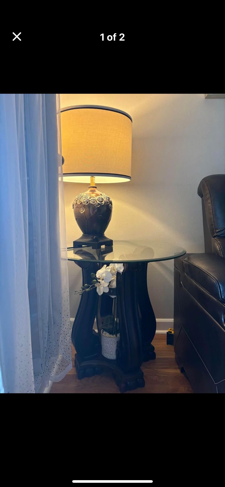 Round Glass Top Tables