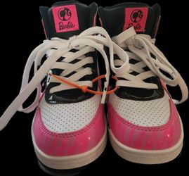 Babie Mattel High Top Sneakers Pink/white Size 3