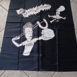 1993 Bevis And Butthead Tapesty Banner 