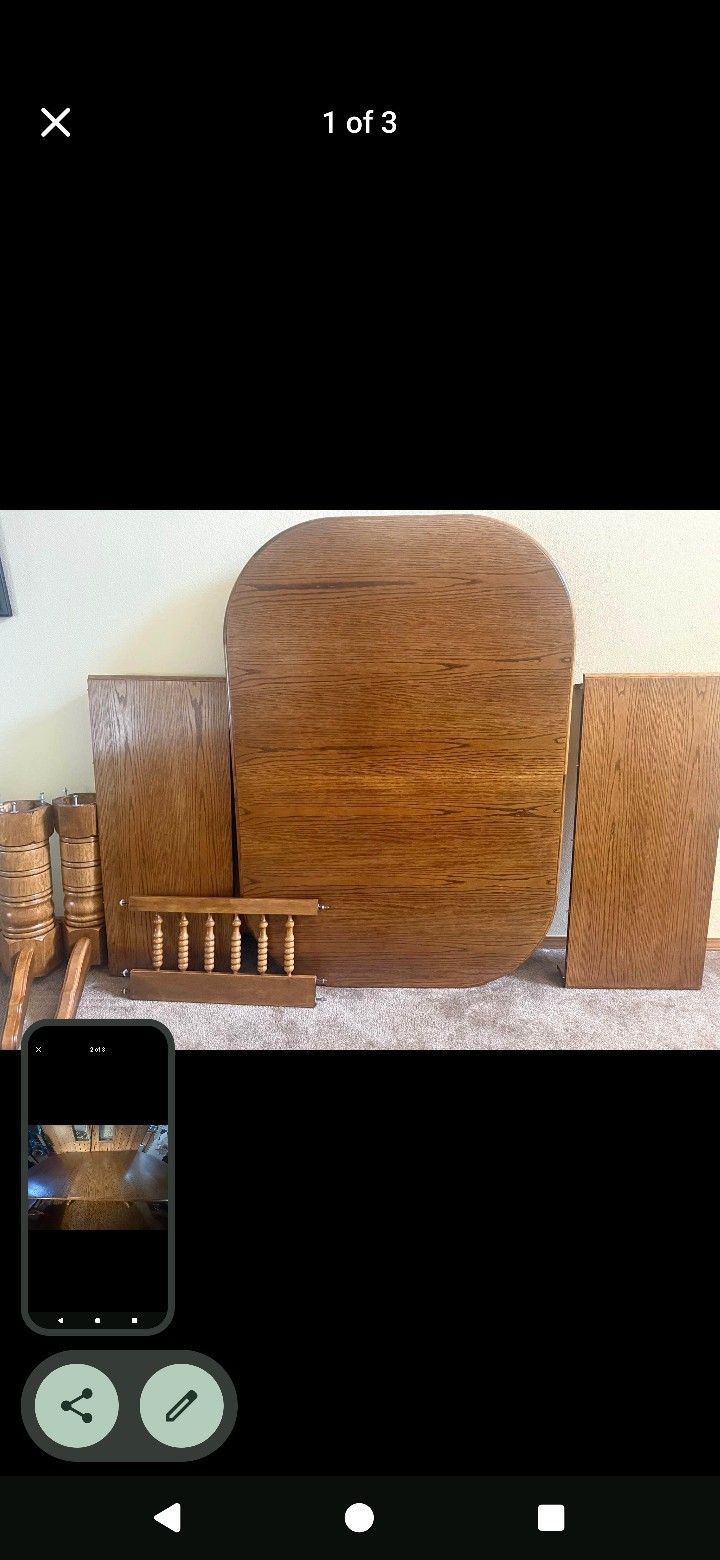 Oak Dining Room Table