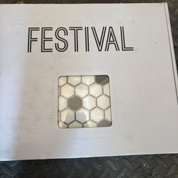 4 boxes of brand new festival tile