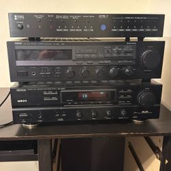Stereo Bundle – Denon + Yamaha – $120 – As Is