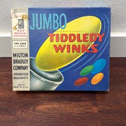 Vintage Jumbo Tiddledy Winks Board Game