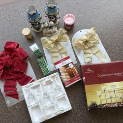 Box Full of Brand New Christmas Decor