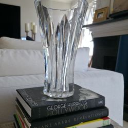 Baccarat Crystal “Pauline” Vase GORGEOUS Retail $5,490 HUGR 15” X 9” 