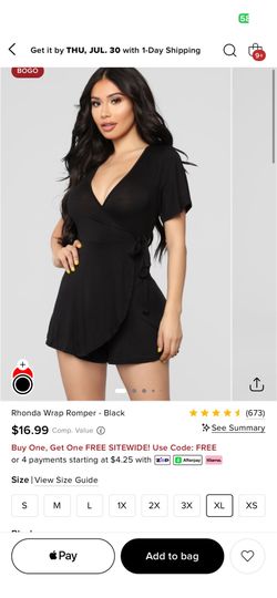 Wrap up romper ! Size Medium
