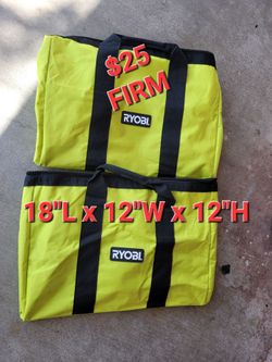 2pack- Ryobi tool bags (XLARGE)...$25 PRECIO FIJO_FIRM PRICE
