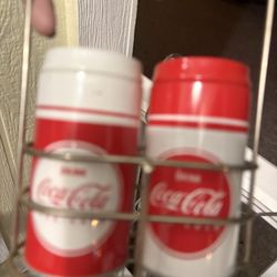 Vintage Coca Cola Salt & Pepper Shaker 
